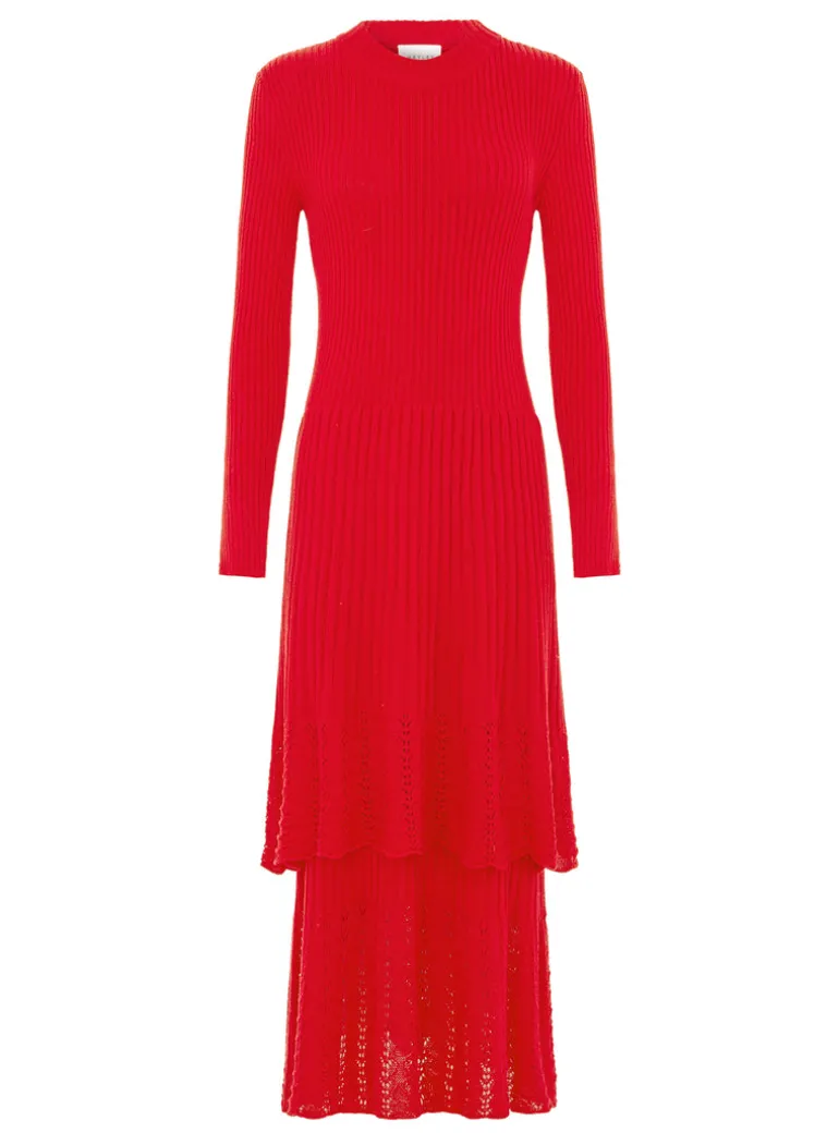 Ajore Knit Dress Scarlet