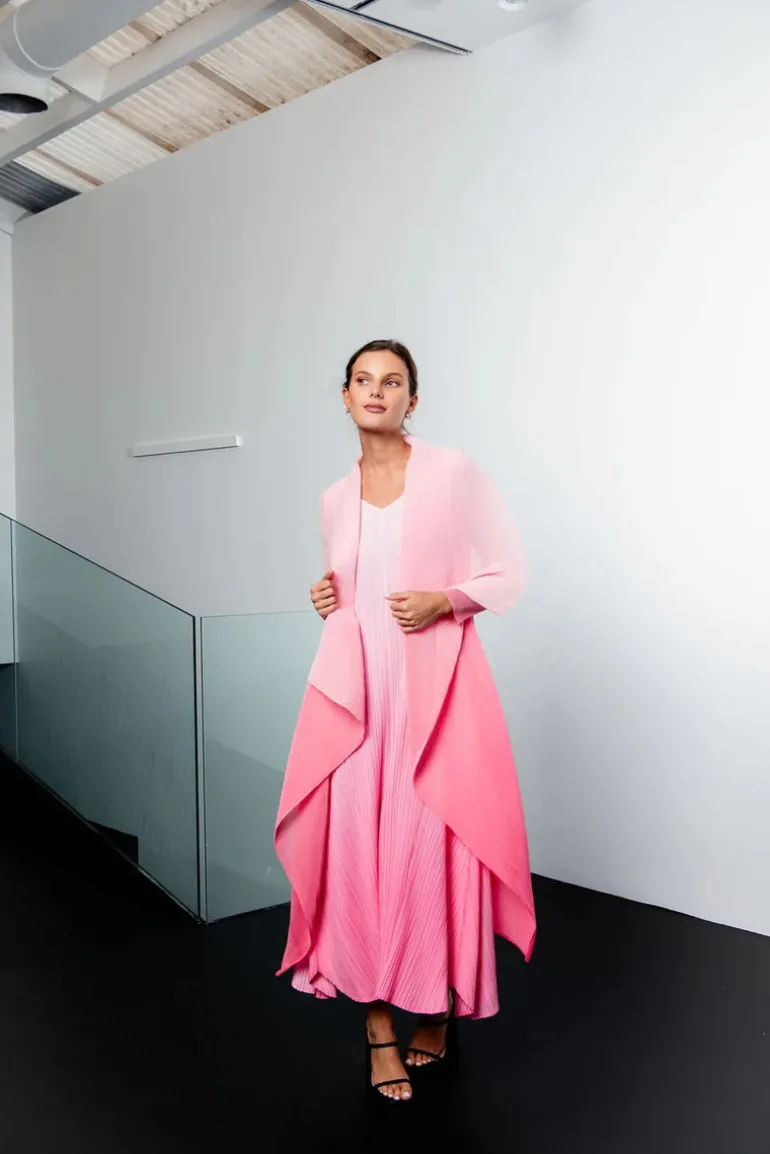 Alquema 2-Piece Dress & Coat Cabaret Pink