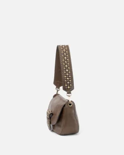 Biba Cody Military Green Leather Handbag
