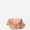 Biba Rowland Camel Leather Shoulder Bag Camel