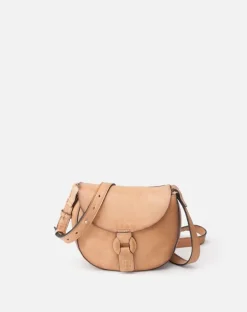 Biba Rowland Camel Leather Shoulder Bag Camel