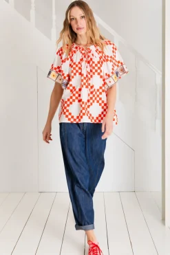 Bonté Clove Top Poppy Red