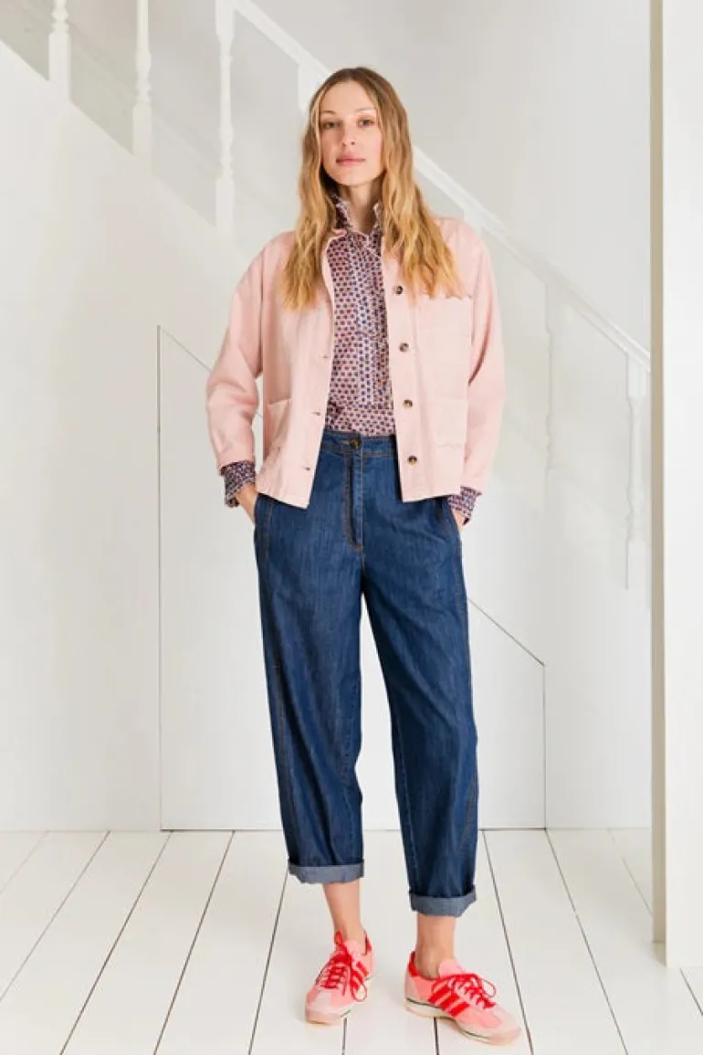 Bonté Elliot Denim Jacket Chalk Pink