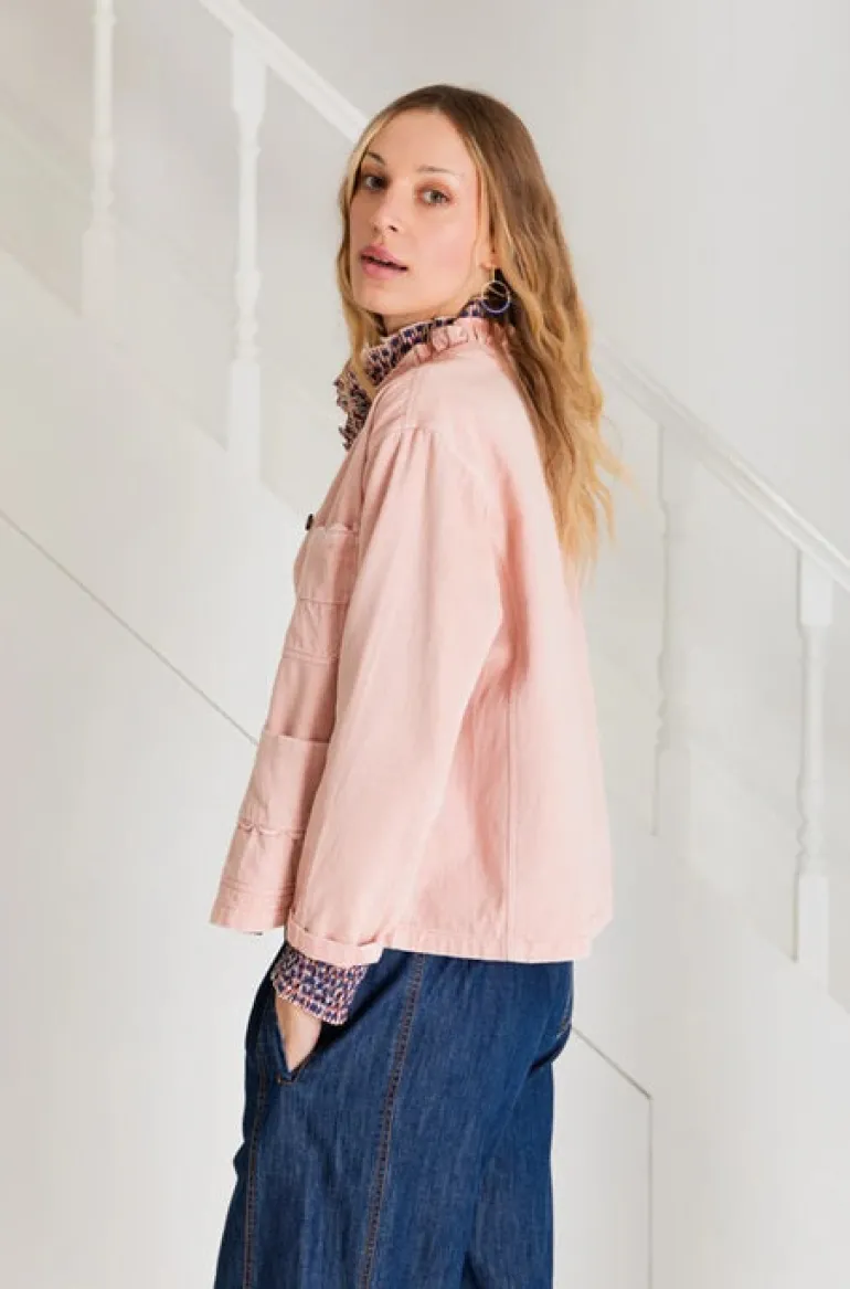 Bonté Elliot Denim Jacket Chalk Pink