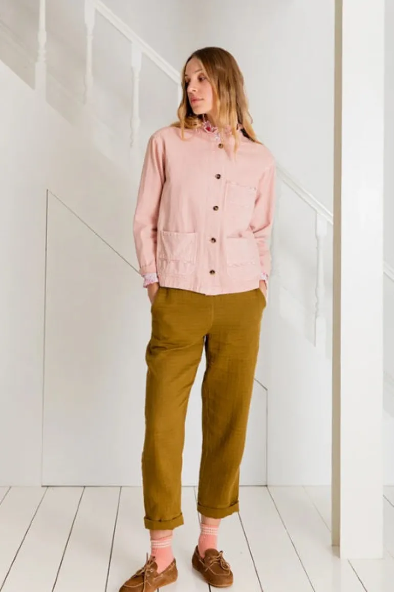 Bonté Elliot Denim Jacket Chalk Pink