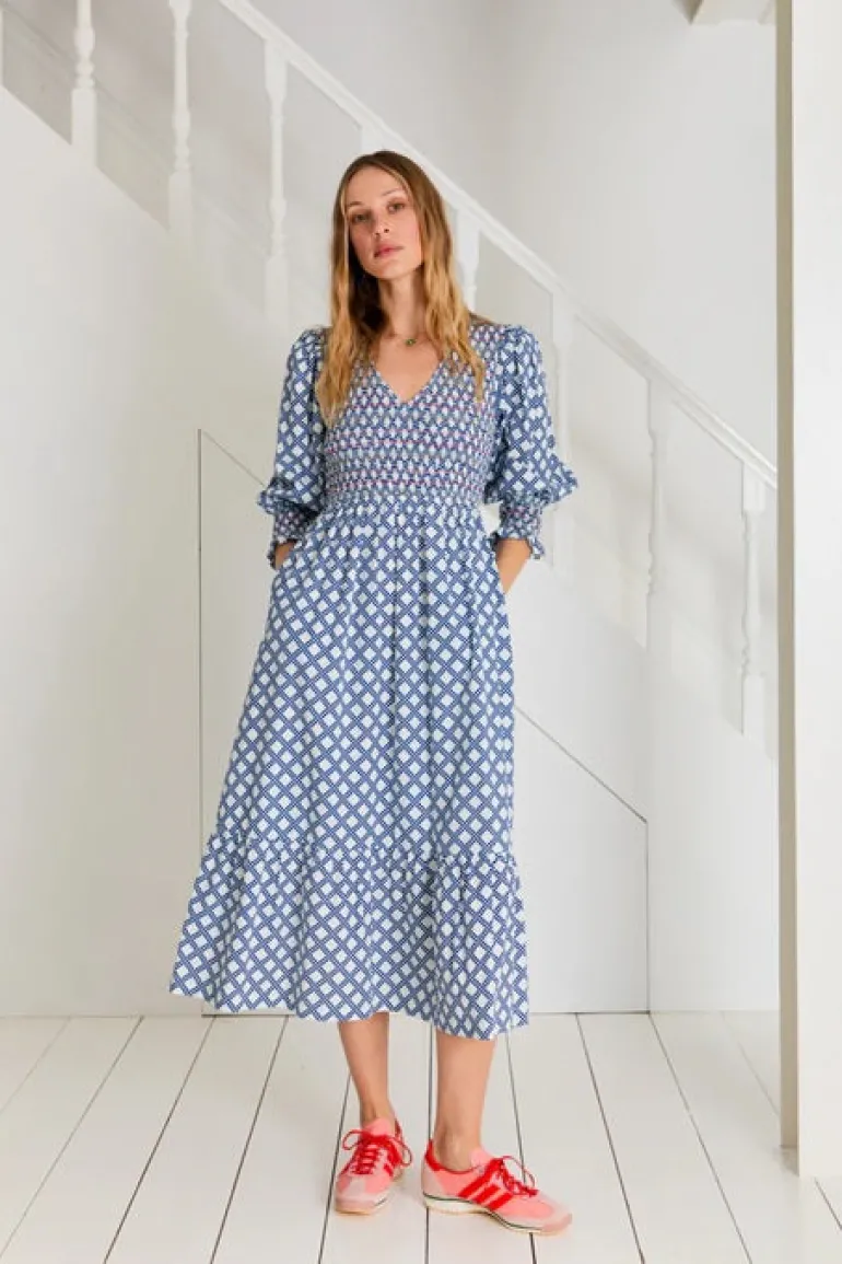 Bonté Troy Dress Blue/White