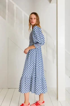 Bonté Troy Dress Blue/White