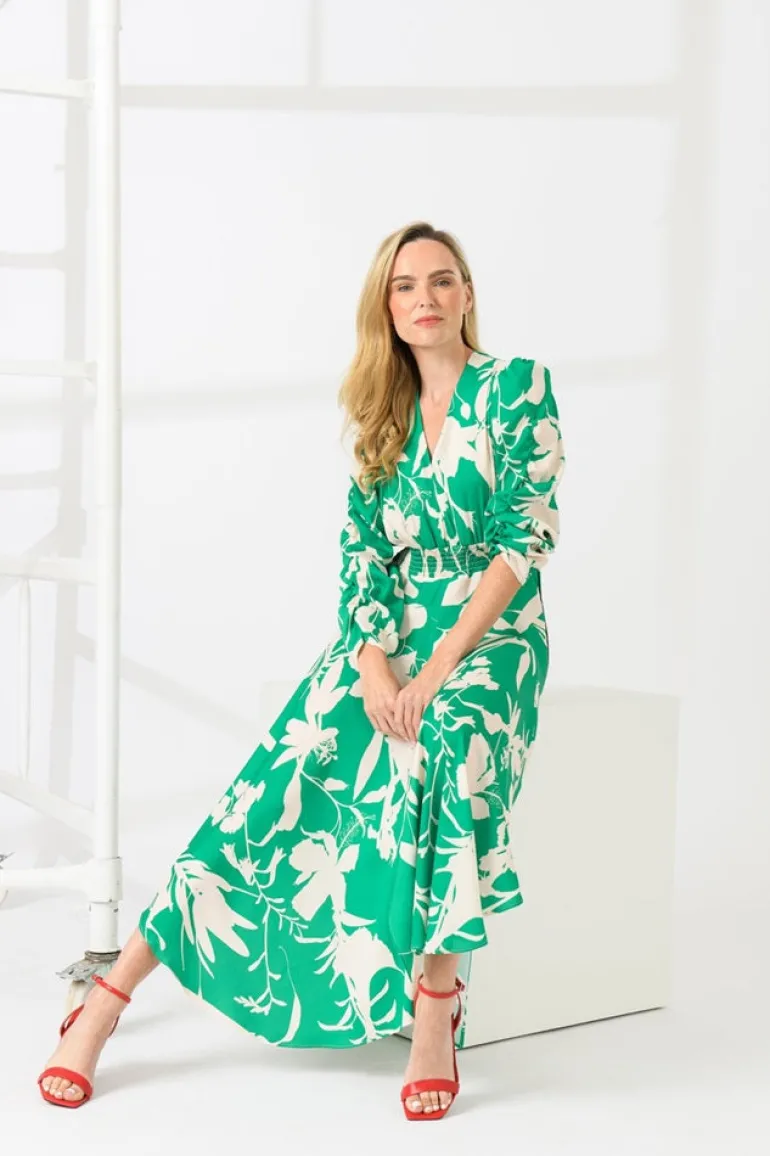 Caroline Kilkenny Blaze Dress Green Leaf