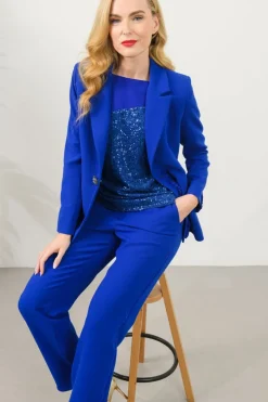 Caroline Kilkenny Bobby Trousers Royal Blue