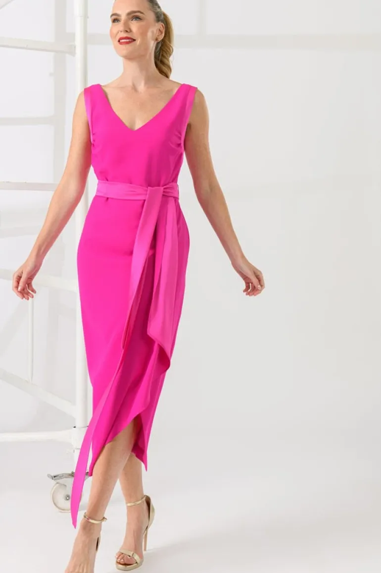 Caroline Kilkenny Misty Dress Magenta