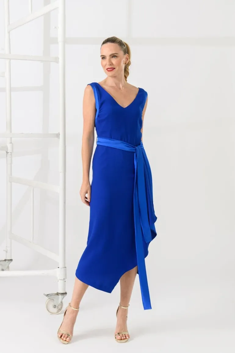 Caroline Kilkenny Misty Dress Sky Blue