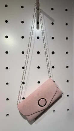 Cobo Suede Clutch Handbag