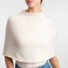 Ekotree Cashmere Half Poncho Champagne