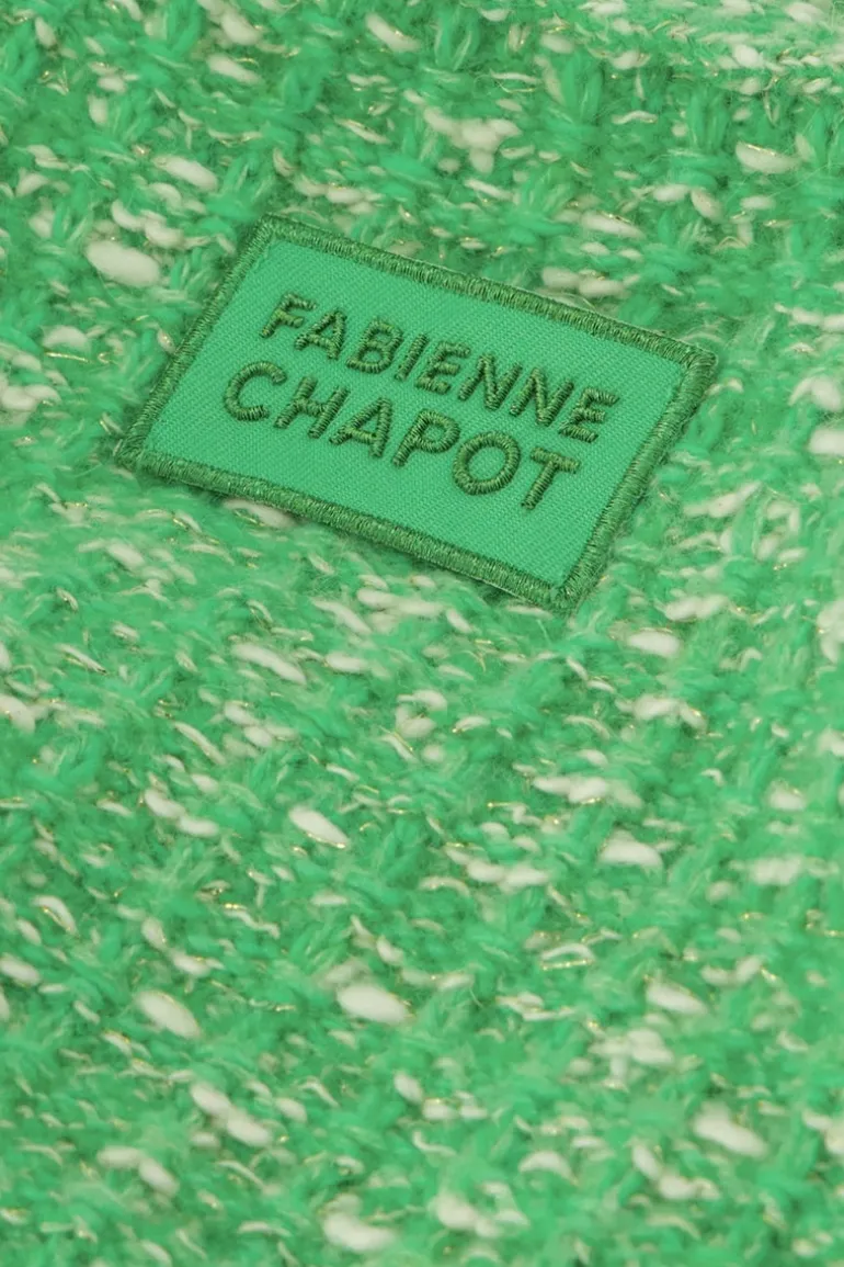 Fabienne Chapot Joshua Tweed Cardigan Green Apple