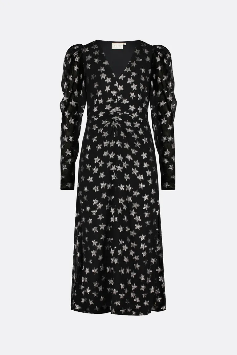 Fabienne Chapot Vera Dress Star Lurex Jacquard Print