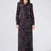 Hayley Menzies Aida Silk Maxi Shirt Dress