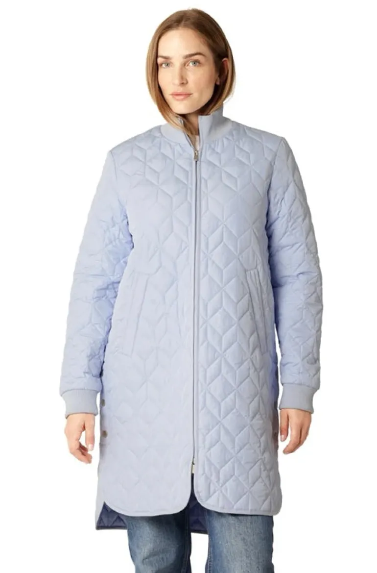 Ilse Jacobsen Art 06 Quilted Coat Heather Blue