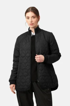Ilse Jacobsen Art 40 Quilted Jacket Black