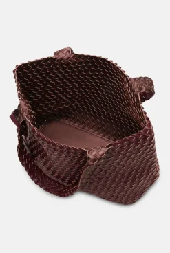Ilse Jacobsen Bag 08 Reversible Tote Bag Maroon/Ebony