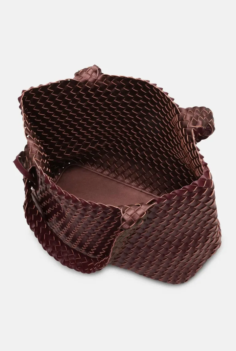Ilse Jacobsen Bag 08 Reversible Tote Bag Maroon/Ebony