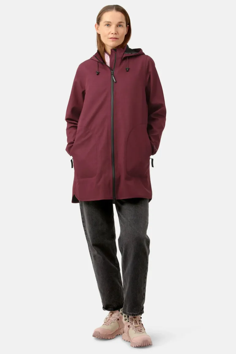 Ilse Jacobsen Rain 135 Raincoat Maroon Banner