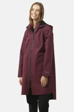 Ilse Jacobsen Rain 128 Raincoat Maroon Banner