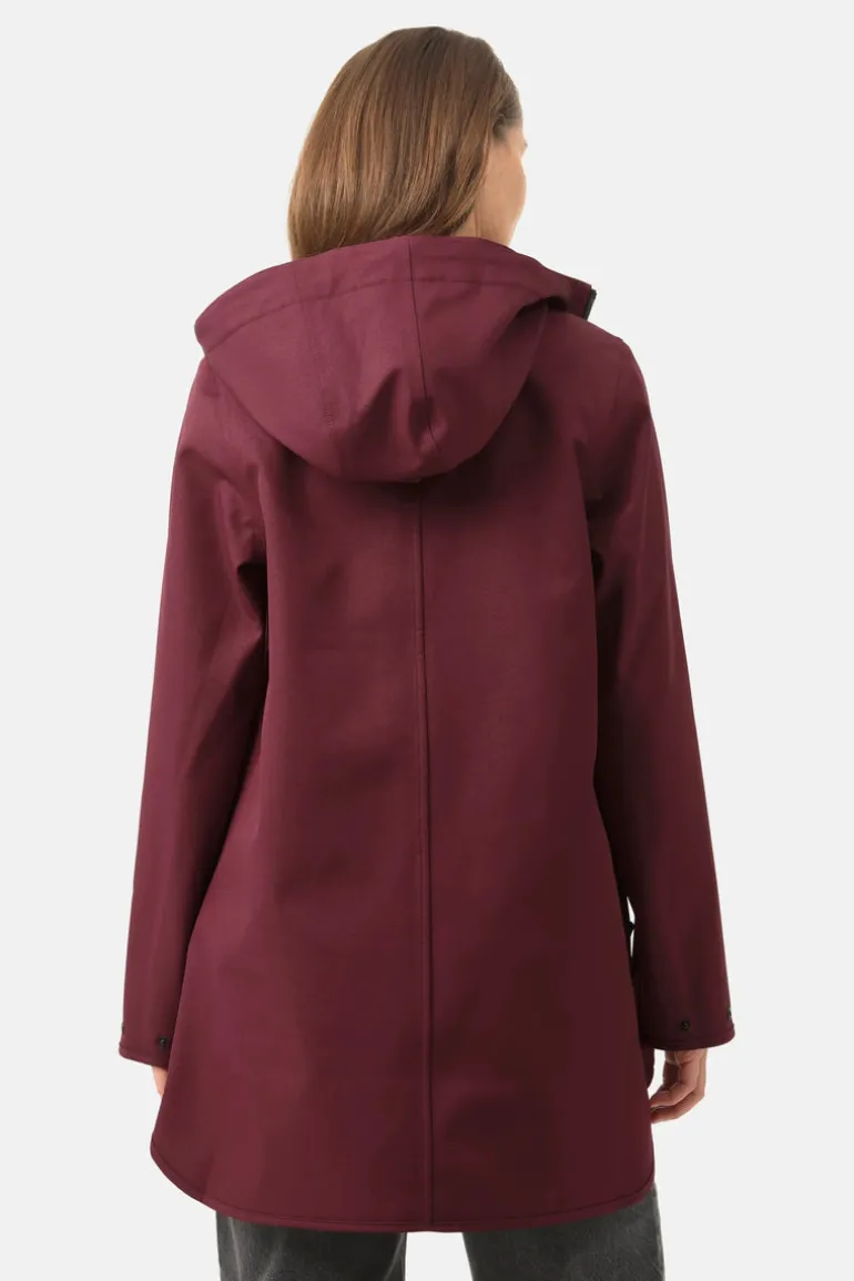 Ilse Jacobsen Rain 135 Raincoat Maroon Banner