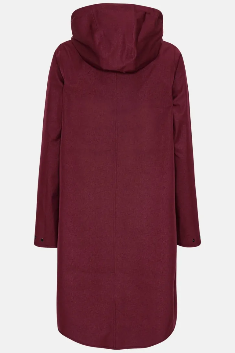 Ilse Jacobsen Rain 128 Raincoat Maroon Banner