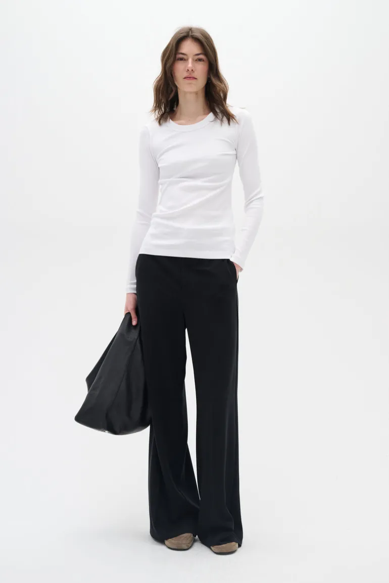 InWear Dagna Long Sleeve T-Shirt Pure White