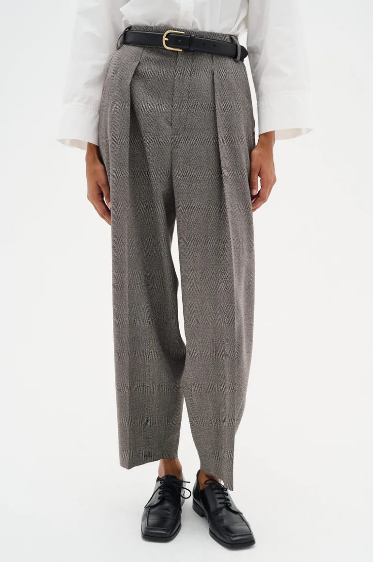 InWear Kahla Pleated Pants Brown
