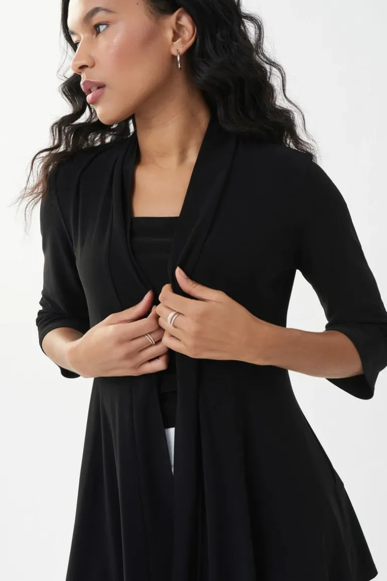 Joseph Ribkoff Edge to Edge Black Jacket