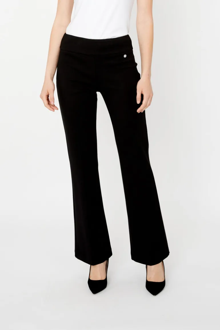 Joseph Ribkoff High Rise Straight Trousers Black