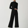 Joseph Ribkoff High Rise Wide Leg Trouser Black