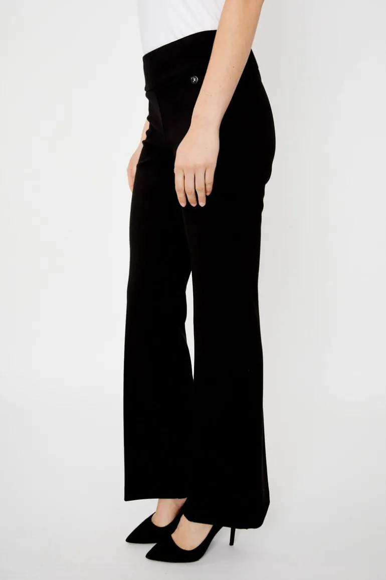 Joseph Ribkoff High Rise Straight Trousers Black