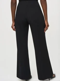 Joseph Ribkoff High Rise Wide Leg Trousers Black