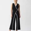 Joseph Ribkoff Jumpsuit Black/Vanilla