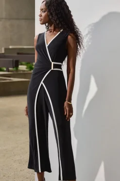 Joseph Ribkoff Jumpsuit Black/Vanilla