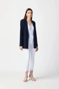 Joseph Ribkoff Long Blazer Midnight Blue