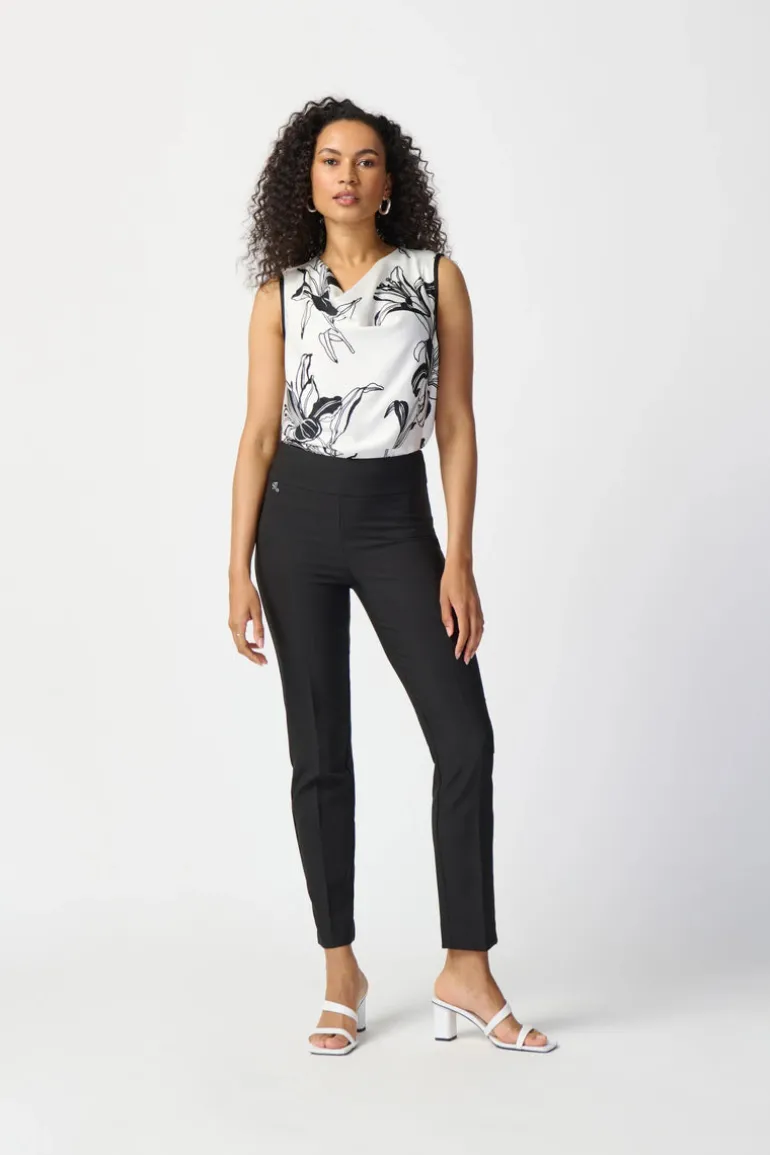 Joseph Ribkoff Lux Twill Slim Fit Trouser Midnight Blue