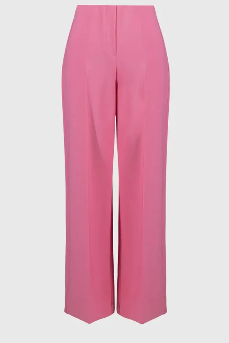 Joseph Ribkoff Pull-On Wide Leg Trousers Bubble Gum