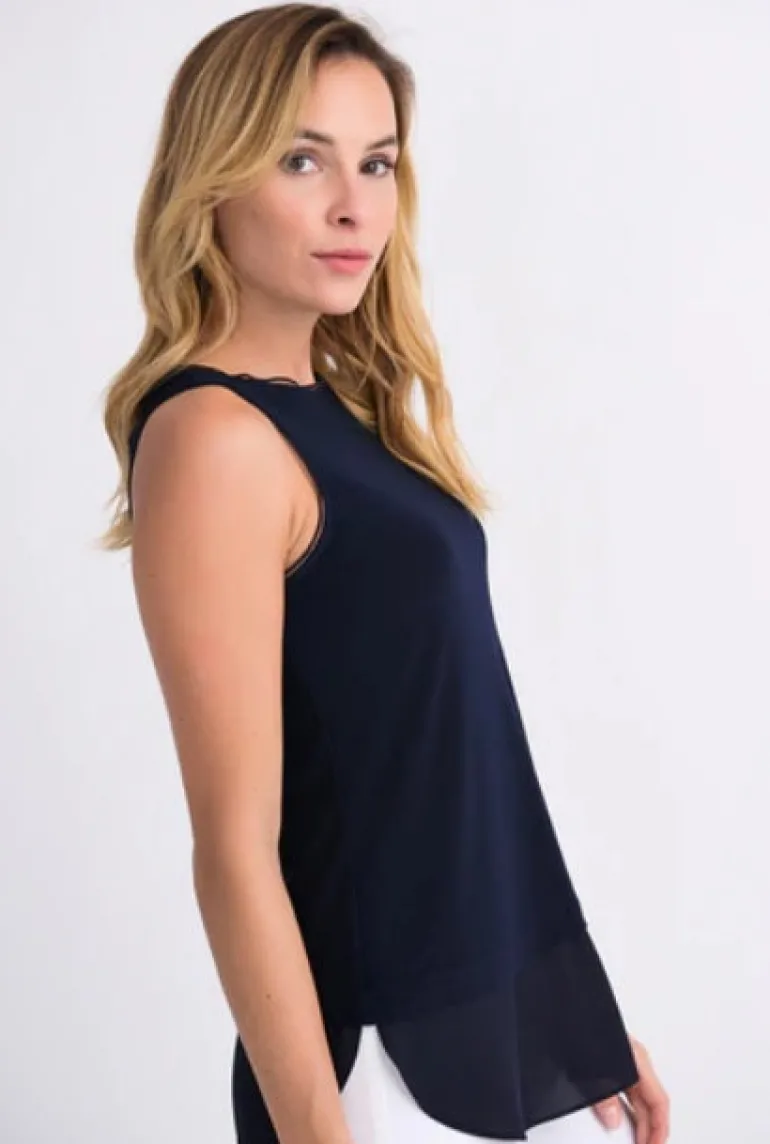 Joseph Ribkoff Sleeveless Navy Cami