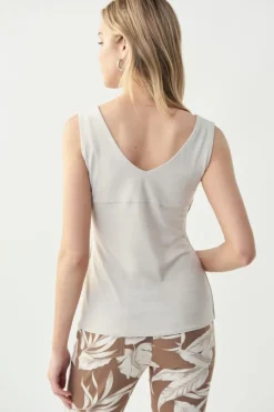 Joseph Ribkoff V-Neck Camisole Moonstone