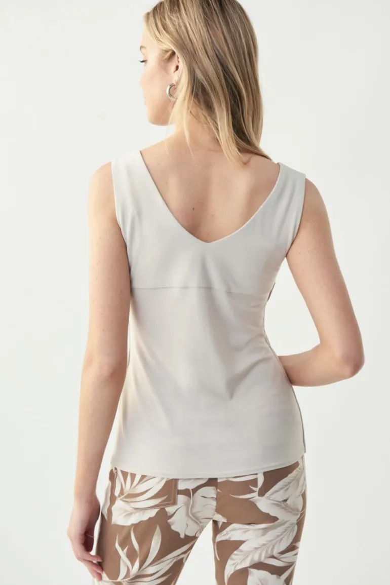 Joseph Ribkoff V-Neck Camisole Moonstone