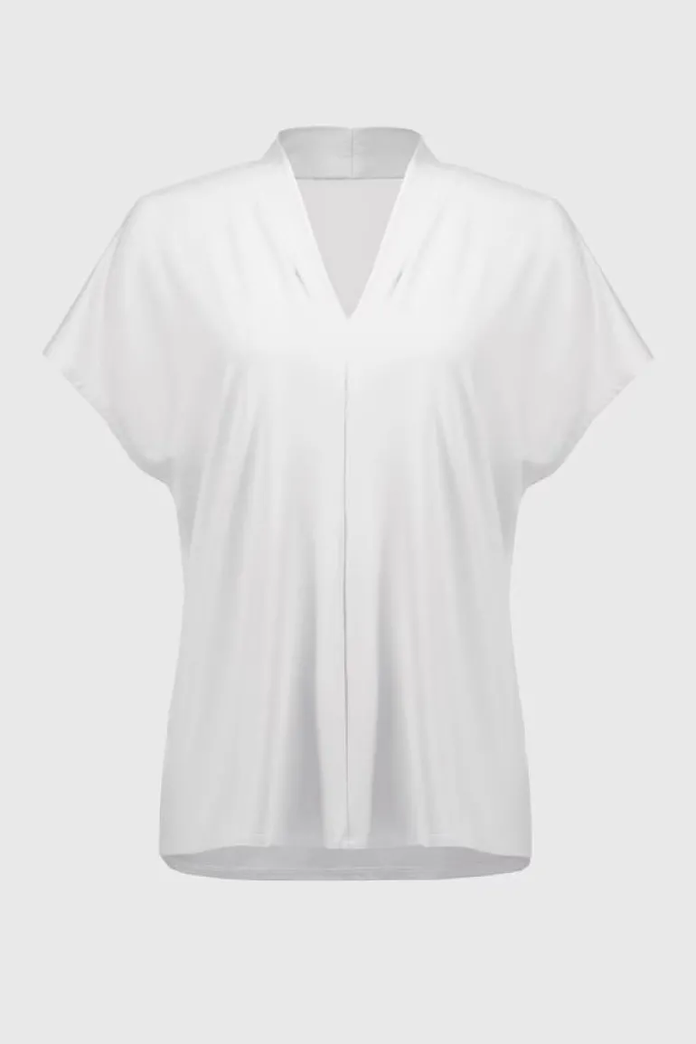 Joseph Ribkoff V-Neck Top Vanilla