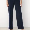Joseph Ribkoff Wide Leg Navy Trousers