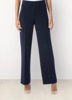 Joseph Ribkoff Wide Leg Navy Trousers