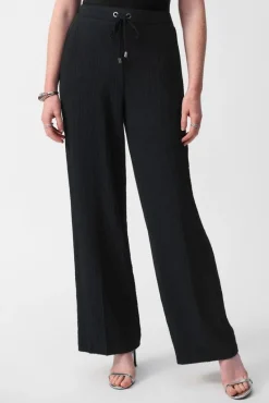 Joseph Ribkoff Wide Leg Pull-On Trouser Midnight Blue