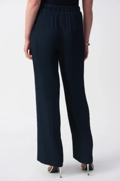 Joseph Ribkoff Wide Leg Pull-On Trouser Midnight Blue