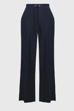 Joseph Ribkoff Wide Leg Pull-On Trouser Midnight Blue