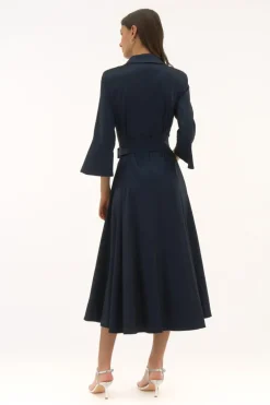 Joseph Ribkoff Wrap Dress With Belt Midnight Blue